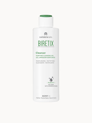 BIRETIX Cleanser prausiklis, 200 ml, buteliukas šviesiame fone
