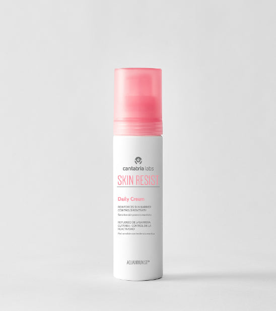 Cantabria Labs Skin Resist Daily Cream veido kremas jautriai odai, 50 ml, dėžutė ir talpykla