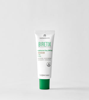 BIRETIX Hydramat Day SPF 30 fluidas su spalva, 50 ml – tūbelė, priekinis vaizdas