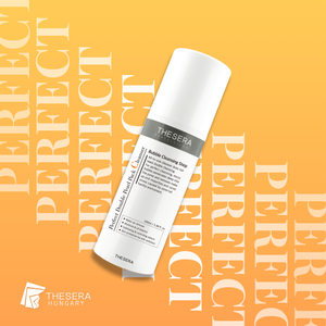 THESERA Perfect Double Pearl Pack prausiklis, 100ml buteliukas baltame fone