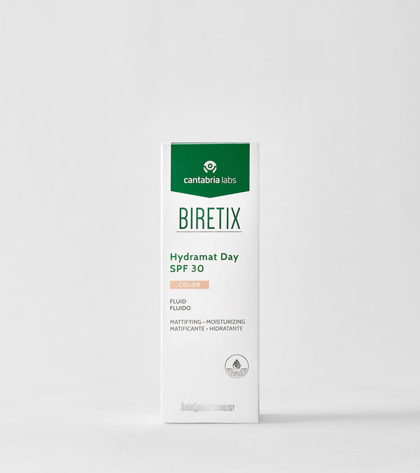 BIRETIX Hydramat Day SPF 30 fluidas su spalva, 50 ml – tūbelė, papildomas rakursas