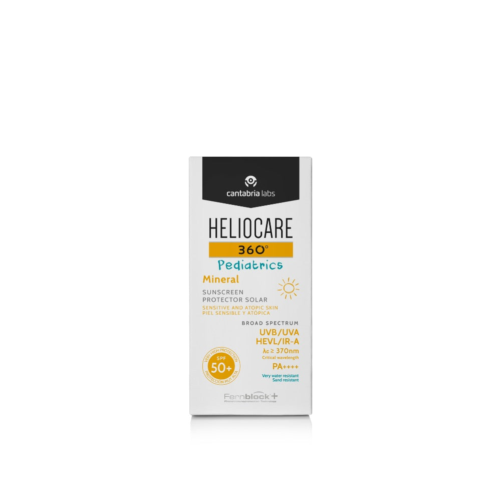 HELIOCARE 360 Pediatrics mineralinė apsaugos nuo saulės priemonė vaikams ir kūdikiams SPF50+, 50 ml