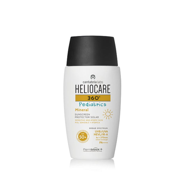 HELIOCARE 360 Pediatrics mineralinė apsaugos nuo saulės priemonė vaikams ir kūdikiams SPF50+, 50 ml