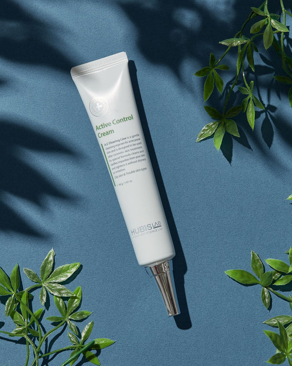 HUBISLAB ACTIVE CONTROL veido kremas, 40 g – gaminio nuotrauka kitu rakursu