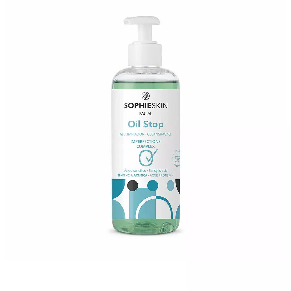 OIL STOP sebumą reguliuojantis gelinis prausiklis, 250 ml, SOPHIESKIN