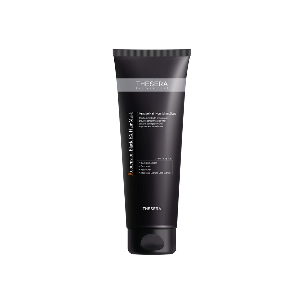 THESERA Rootension Black EX plaukų kaukė, 250 ml