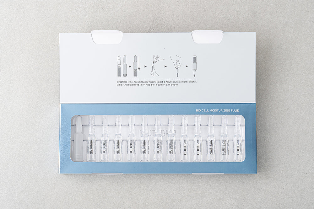 HUBISLAB BIO CELL drėkinamasis fluidas 12x2ml pakuotė su ampulėmis