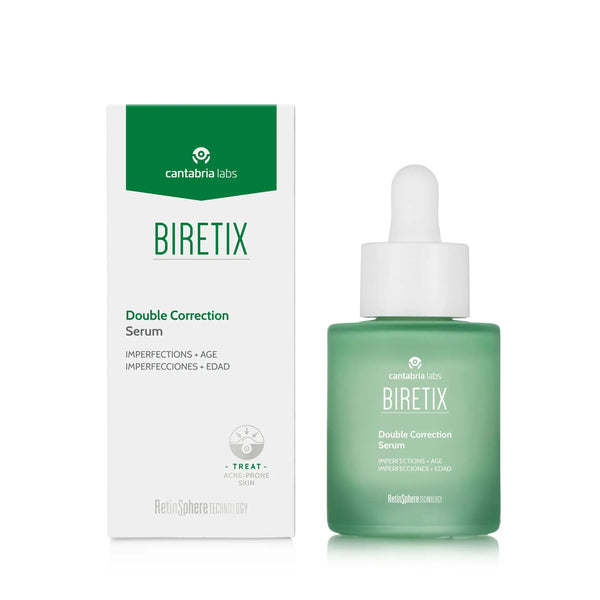 BIRETIX Double Correction Serumas 30ml – dėžutė ir buteliukas