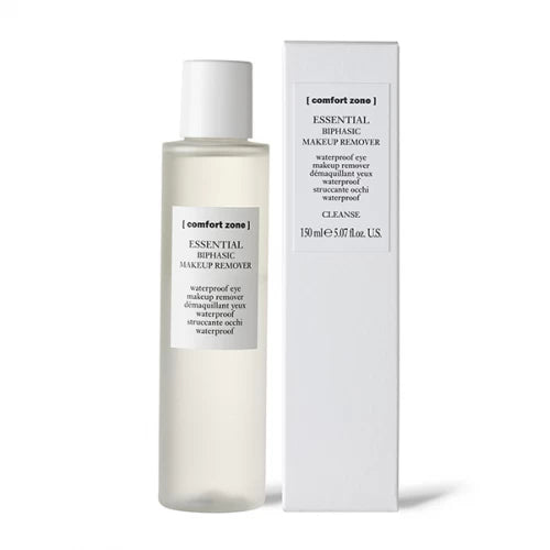 COMFORT ZONE ESSENTIAL dvifazis, vandeniui atsparaus akių makiažo valiklis, 150 ml