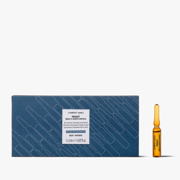 Comfort Zone Renight Bright & Smooth Ampoule dėžutė ir ampulės, 7 x 2 ml