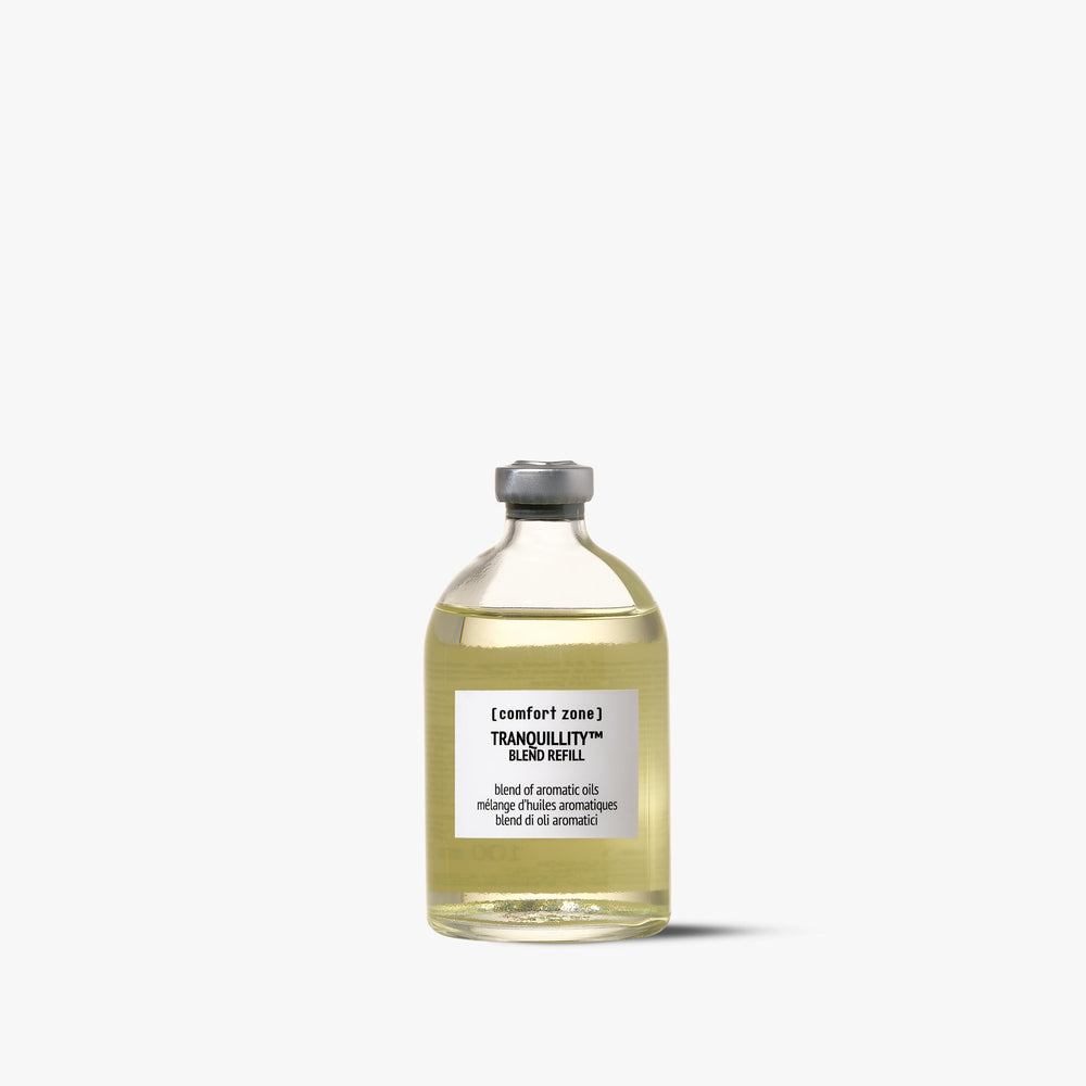 Comfort Zone Tranquillity Blend Refill aromatinio aliejų mišinio papildymo buteliukas su dėžute, 100 ml