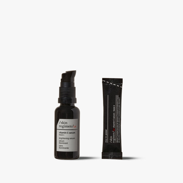 Skin Regimen Lx vitamino C serumas, 30 ml – buteliukas su vitamino C milteliais paketėlyje