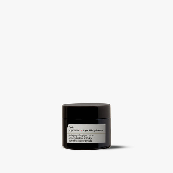 Skin Regimen Lx Tripeptide Gel Cream priešraukšlinis veido kremas gelis, dėžutė ir buteliukas, 50 ml