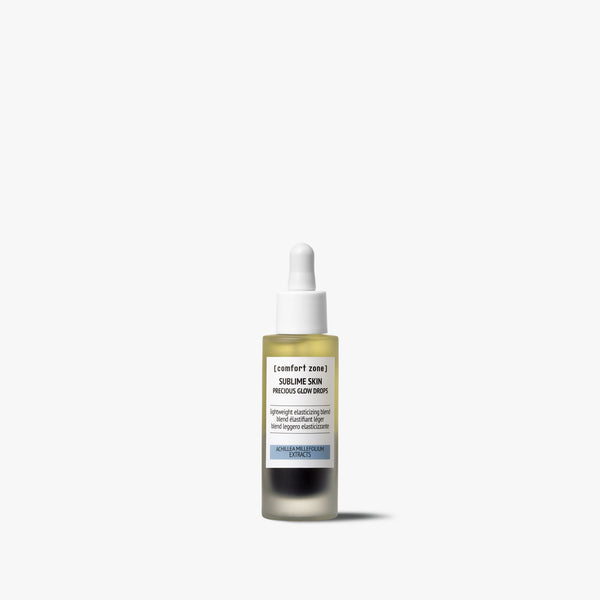 Comfort Zone Sublime Skin Precious Glow Drop dvifazis elastingumo suteikiantis mišinys, 30 ml buteliukas su lašintuvu