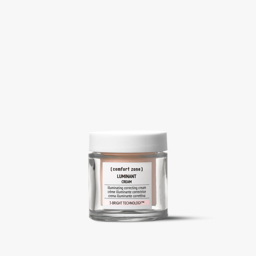 Comfort Zone Luminant Cream, odos spalvą šviesinantis ir koreguojantis kremas, 50 ml stiklinis indelis su dėžute