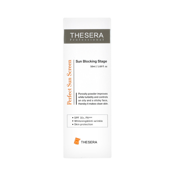 THESERA Perfect Sun Screen kremas nuo saulės SPF30+ PA+++, 50ml – pakuotės dėžutė