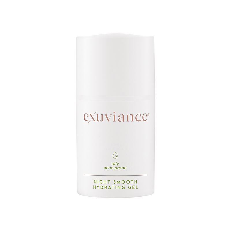 EXUVIANCE Night Corrector naktinė drėkinamoji želė riebiai-mišriai odai, 50 g