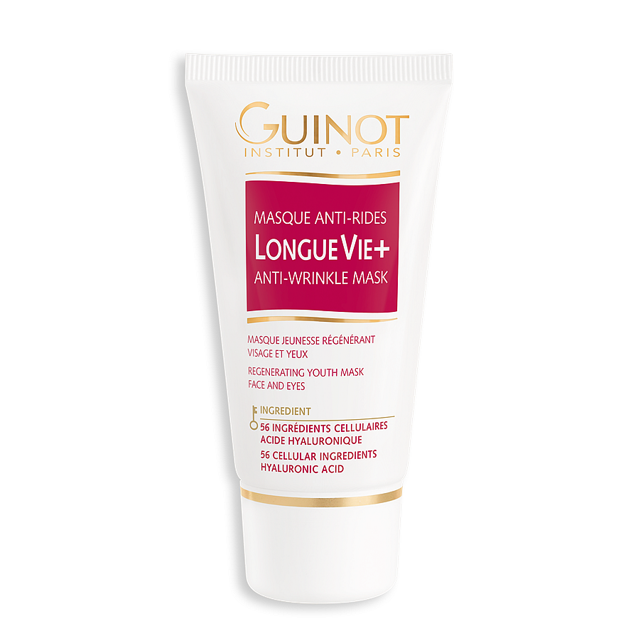Priešraukšlinė kaukė veidui ir akių kontūrui / Longue Vie+ Anti - Wrinkle Mask, 50 ml