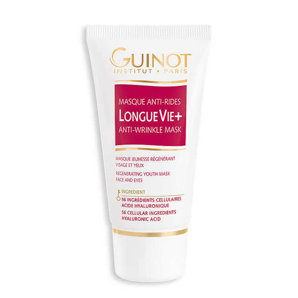 Priešraukšlinė kaukė veidui ir akių kontūrui / Longue Vie+ Anti - Wrinkle Mask, 50 ml