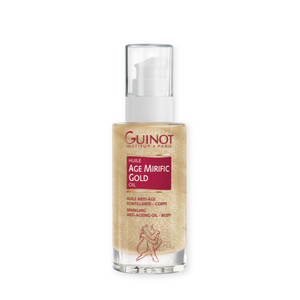 Prabangus mirguliuojantis anti-age kūno aliejus su auksiniais blizgesiais / Huile Age Mirific Gold, 90 ml