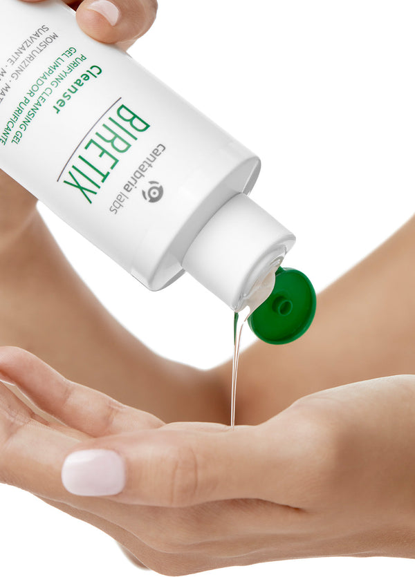 BIRETIX Cleanser prausiklio naudojimas ant rankos