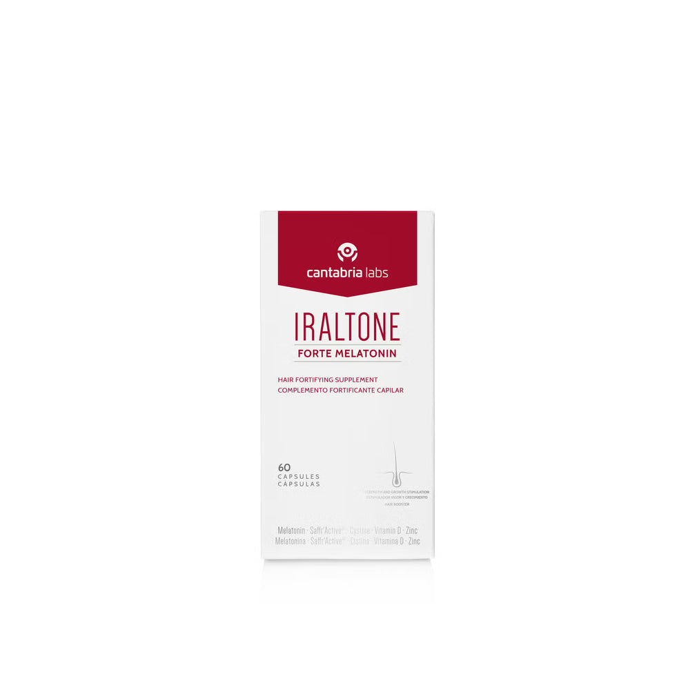 IRALTONE FORTE MELATONIN MAISTO PAPILDAI PLAUKAMS, 60 kapsulių