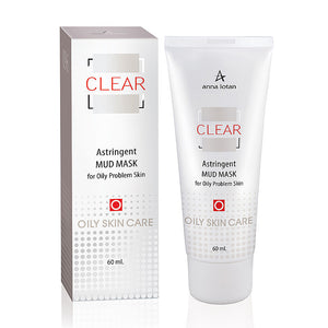 Astringent Mud Mask for Oily Skin / Rišamoji purvo kaukė, 60ml