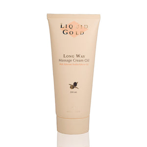 Long Way Massage Cream Oil / Kremas-aliejus masažui su šaltalankių aliejumi, 200ml