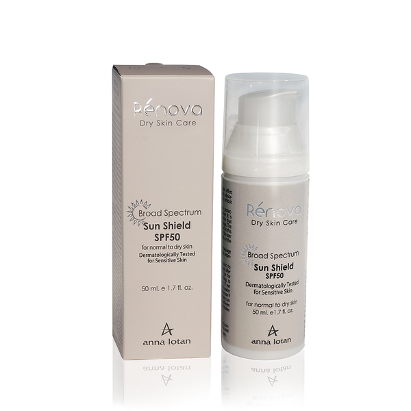 Broad Spectrum Sun Shield SPF50 / Plataus spektro drėkinamasis kremas su apsauga nuo saulės SPF50, 50ml