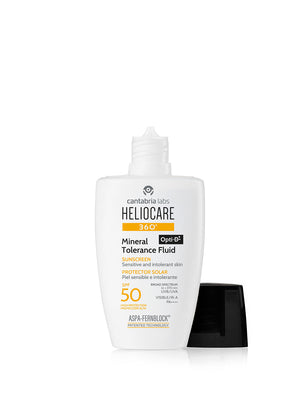 HELIOCARE 360 Mineral Tolerance Fluidas su atidarytu dangteliu