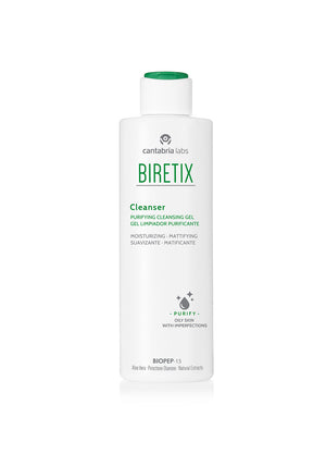 BIRETIX Cleanser prausiklis, 200 ml, buteliukas baltame fone