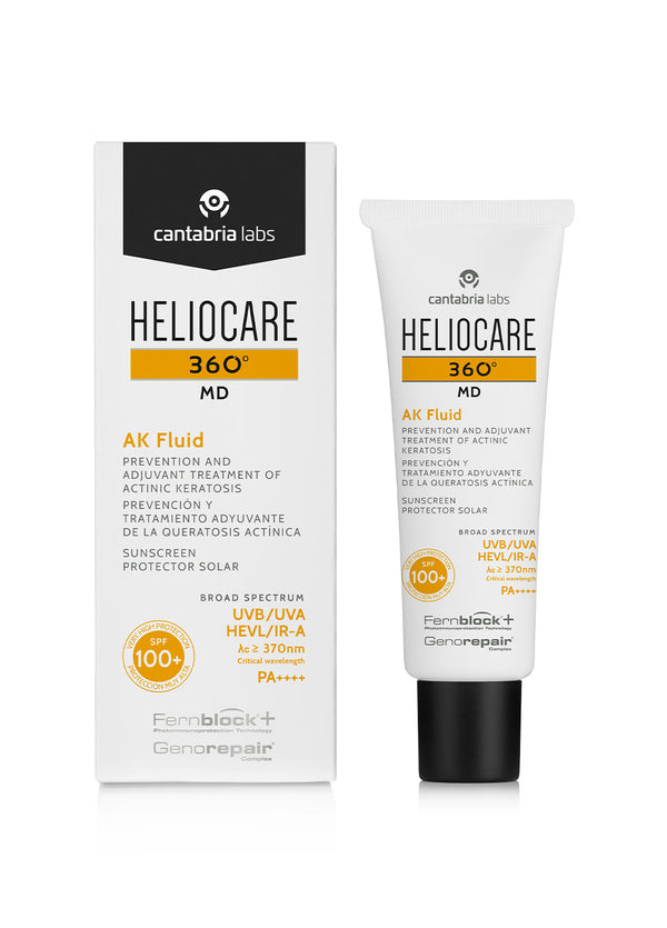 HELIOCARE 360 MD AK Fluidas SPF 100+, 50 ml – tūbelė su pakuotės dėžute