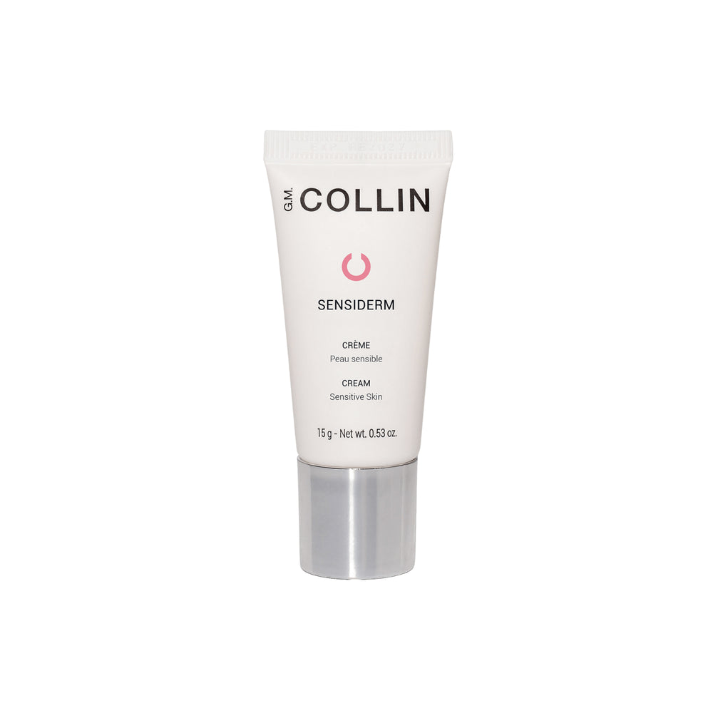 G.M. Collin Sensiderm veido kremas jautriai odai, 15 g tūbelė baltame fone