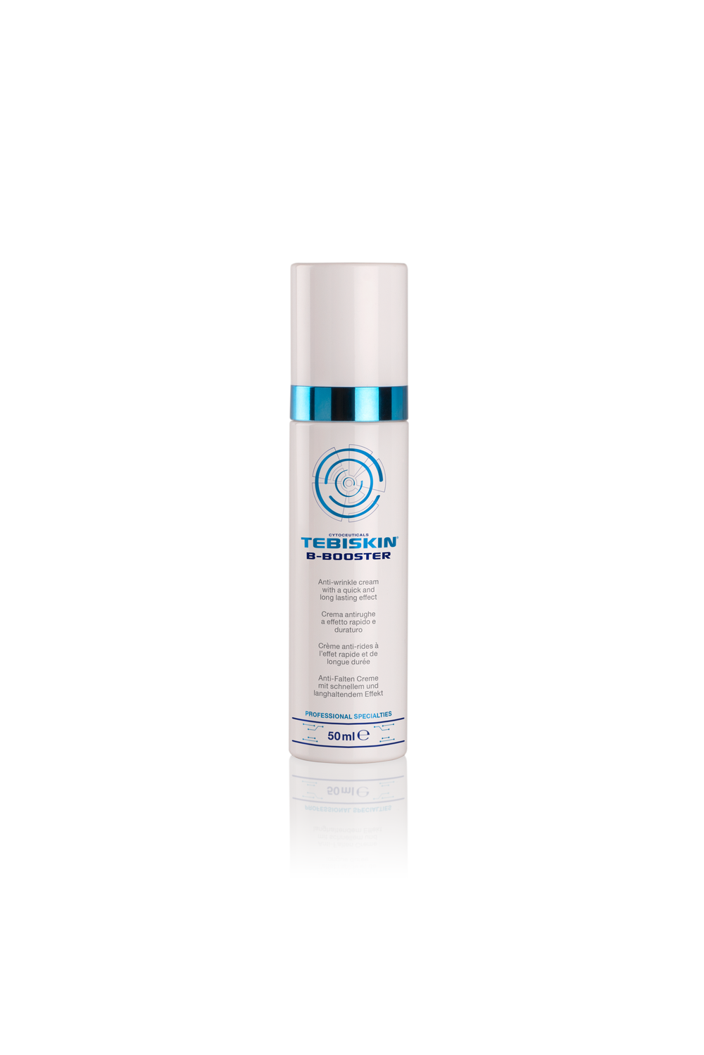 TEBISKIN® B-BOOSTER kremas nuo raukšlių, suteikiantis greitą ir ilgalaikį odos patempimo efektą, 50 ml