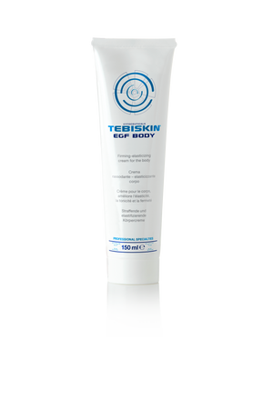 TEBISKIN® EGF elastingumo suteikiantis, stangrinantis bei odą atstatantis kūno kremas, 150 ml