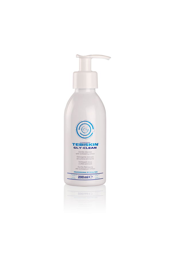 TEBISKIN GLY-C CLEANSER prausimosi gelis su švelniu šveičiamuoju poveikiu, 200ml