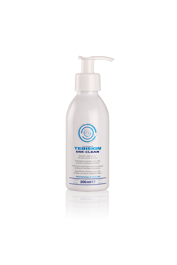 TEBISKIN OSK CLEAN prausimosi gelis riebiai, į aknę linkusiai odai, 200 ml