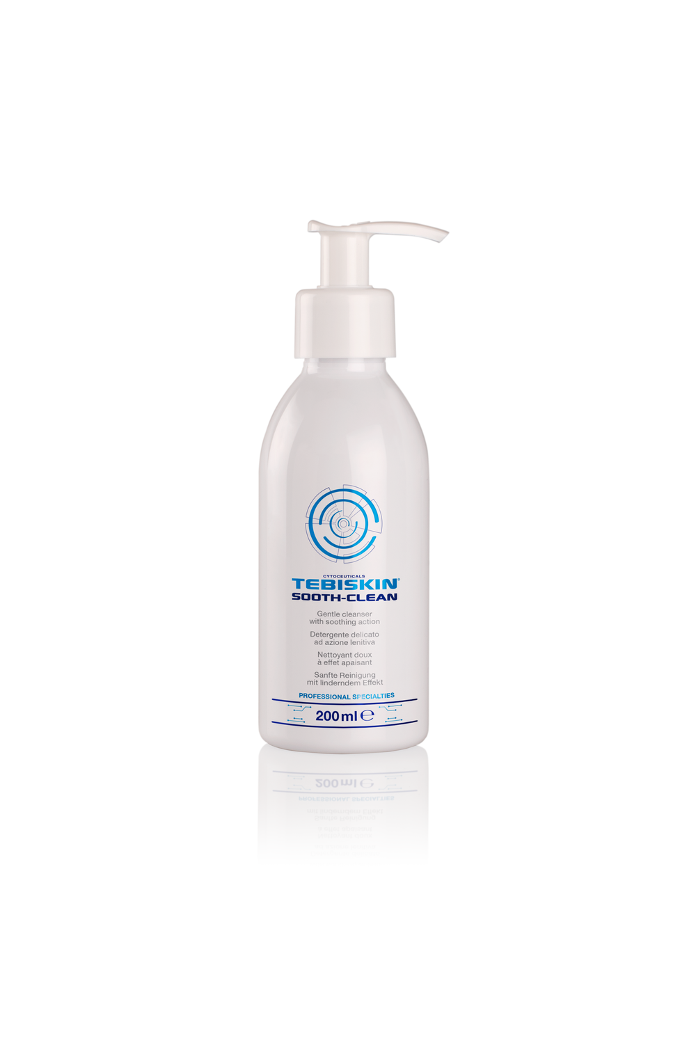 TEBISKIN® SOOTH-CLEAN prausimosi gelis jautriai, sudirgusiai odai, 200ml
