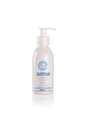 TEBISKIN® SOOTH-CLEAN prausimosi gelis jautriai, sudirgusiai odai, 200ml