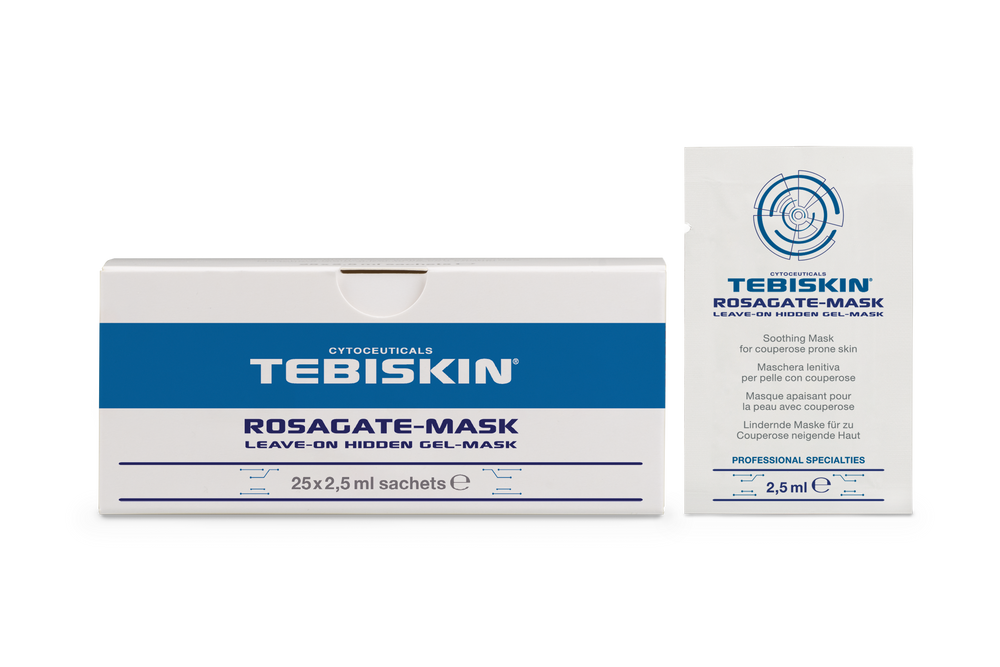 TEBISKIN ROSAGATE MASK raminanti veido kaukė, 25x2,5 ml