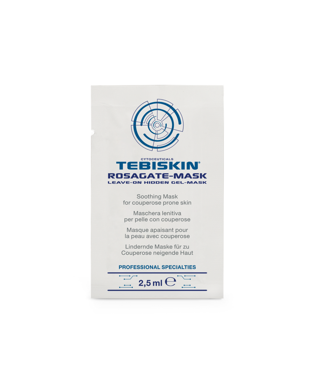TEBISKIN ROSAGATE MASK raminanti veido kaukė, 25x2,5 ml