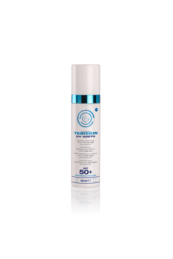 TEBISKIN® UV-SOOTH SPF50+ raminantis, drėkinantis kremas, pasižymintis labai patikima apsauga nuo saulės, 50 ml