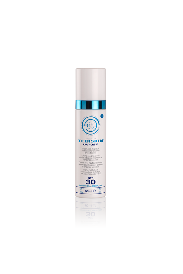 TEBISKIN® UV-OSK SPF 30 apsauginis kremas nuo saulės riebiai odai, linkusiai į aknę, 50 ml
