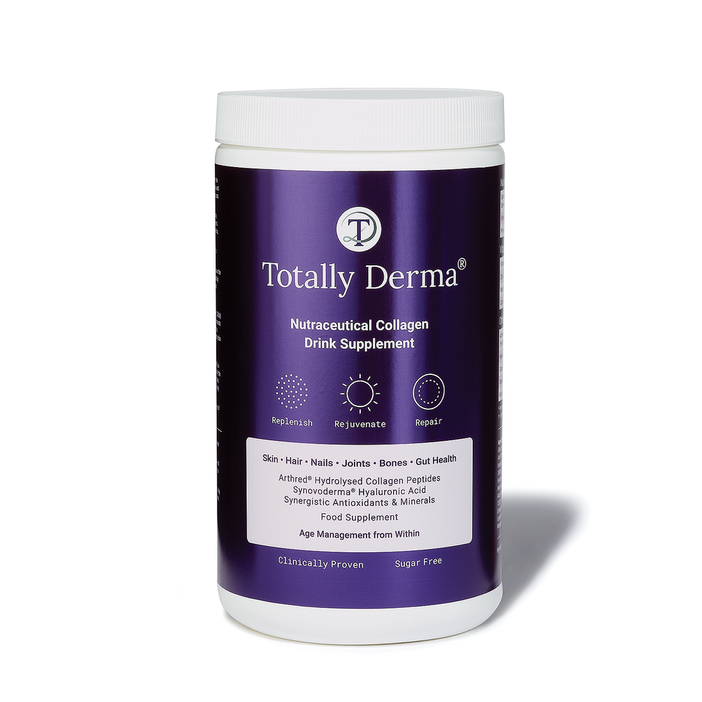 TOTALLY DERMA hidrolizuoto kolageno milteliai geriamajam tirpalui, 360 g