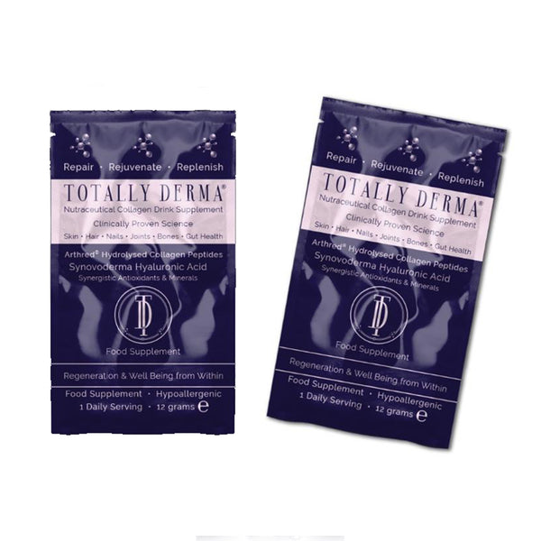 TOTALLY DERMA hidrolizuoto kolageno milteliai geriamajam tirpalui, 12 g