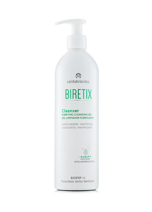 BIRETIX Prausiklis, 400 ml – veido prausiklis riebiai ir į aknę linkusiai odai