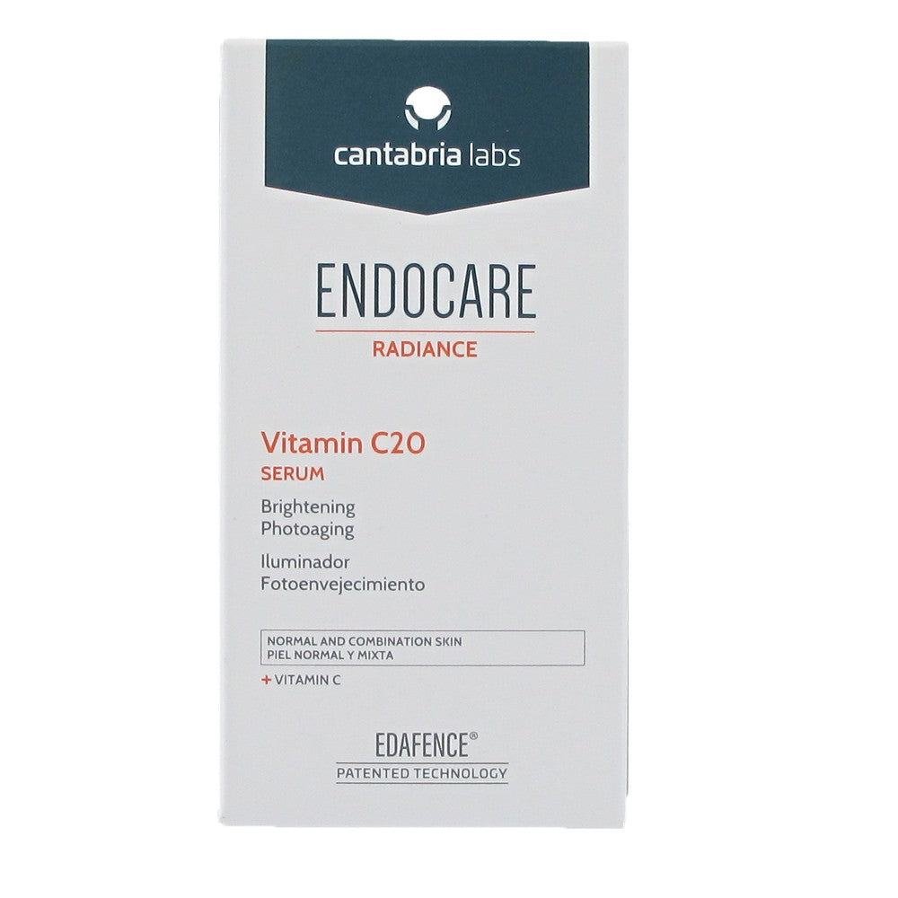 CANTABRIA LABS ENDOCARE RADIANCE Vitamin C20 serumas 30 ml pakuotė