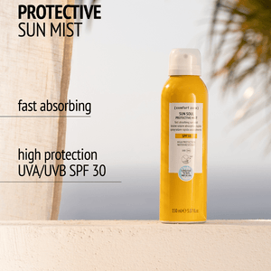 Comfort Zone Sun Soul Protective Mist SPF30 buteliukas, kitas rakursas