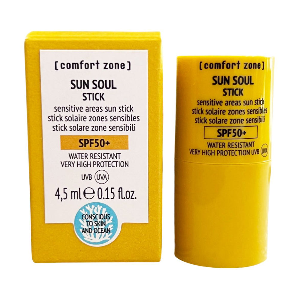 COMFORT ZONE SUN SOUL STICK SPF50+ pieštukas jautrioms vietoms, 4,5 ml