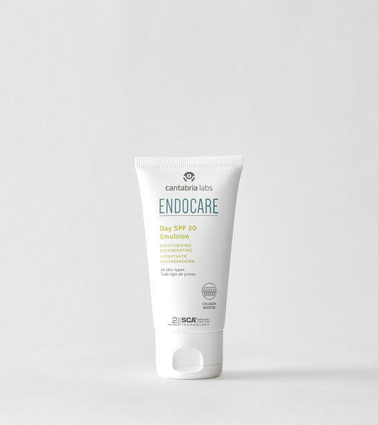 ENDOCARE ESSENTIAL dieninis veido losjonas SPF30, 40 ml - pakuotė ir tūbelė